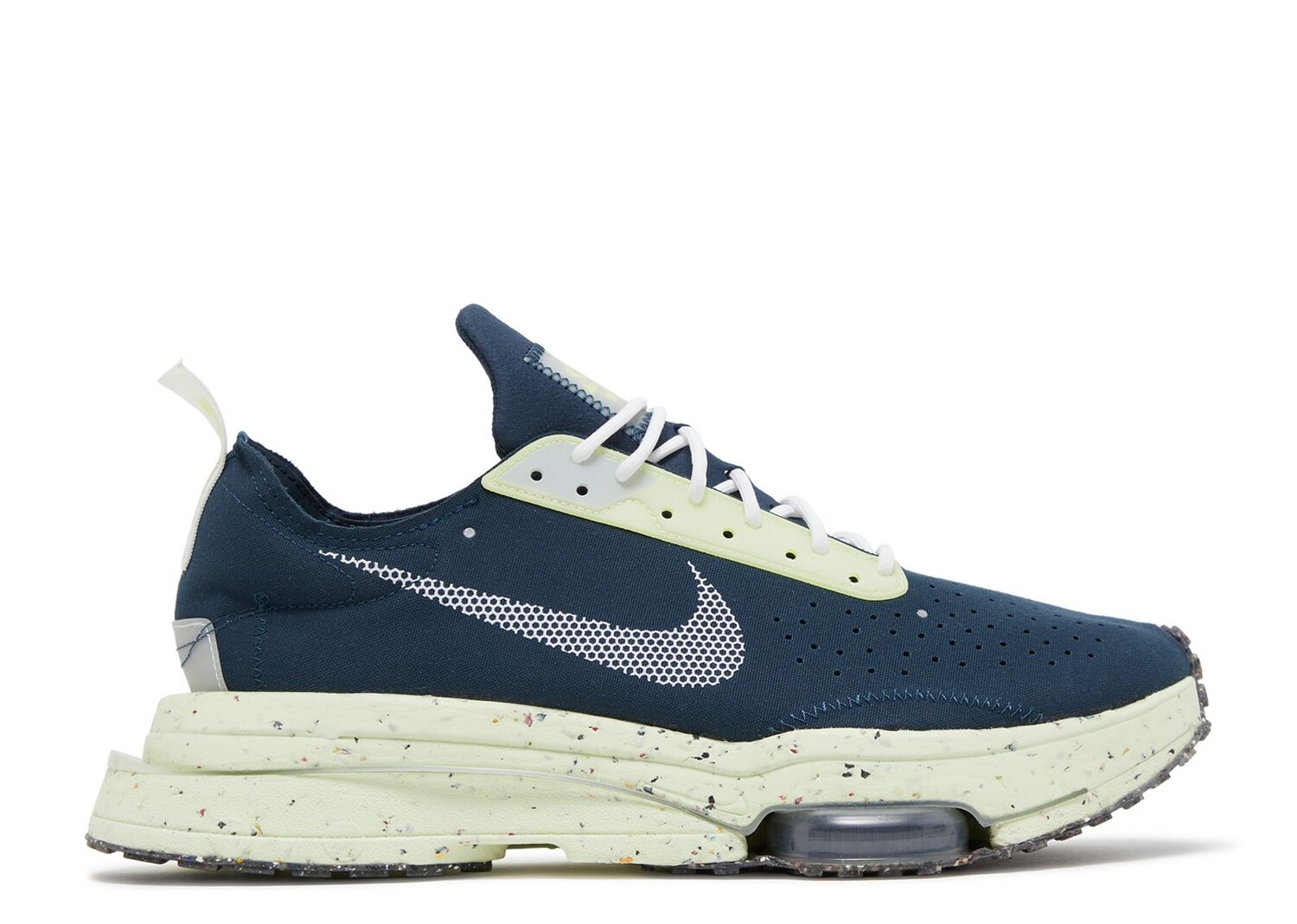 Кроссовки Nike Air Zoom-Type Crater 'Armory Navy Lime Ice', синий