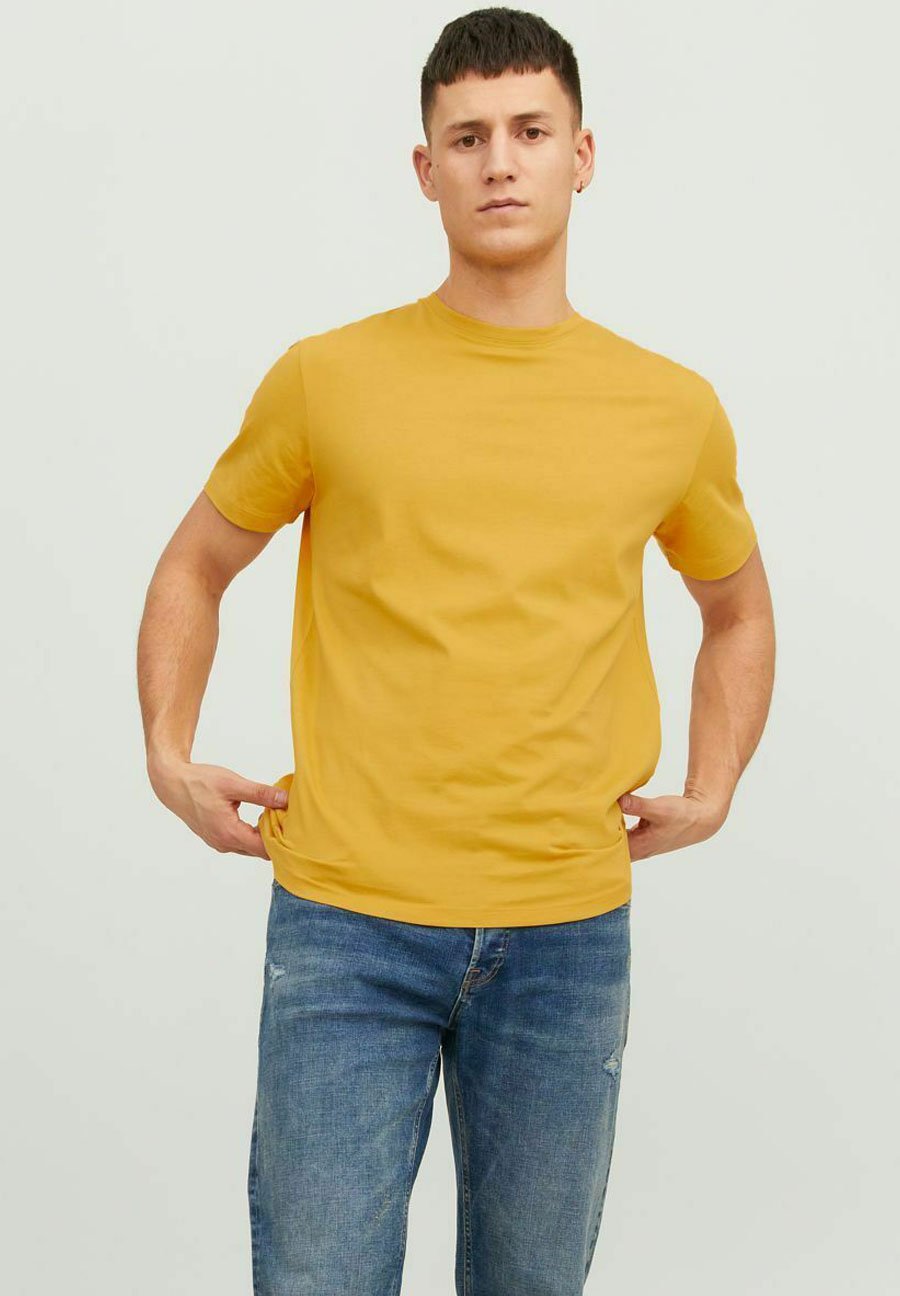 

Базовая футболка Tee Ss O Neck Noos Jack & Jones, цвет honey gold