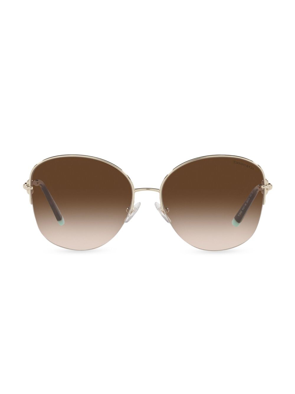 

Солнцезащитные очки-подушки Tiffany HardWear 58 мм Tiffany & Co., золотой