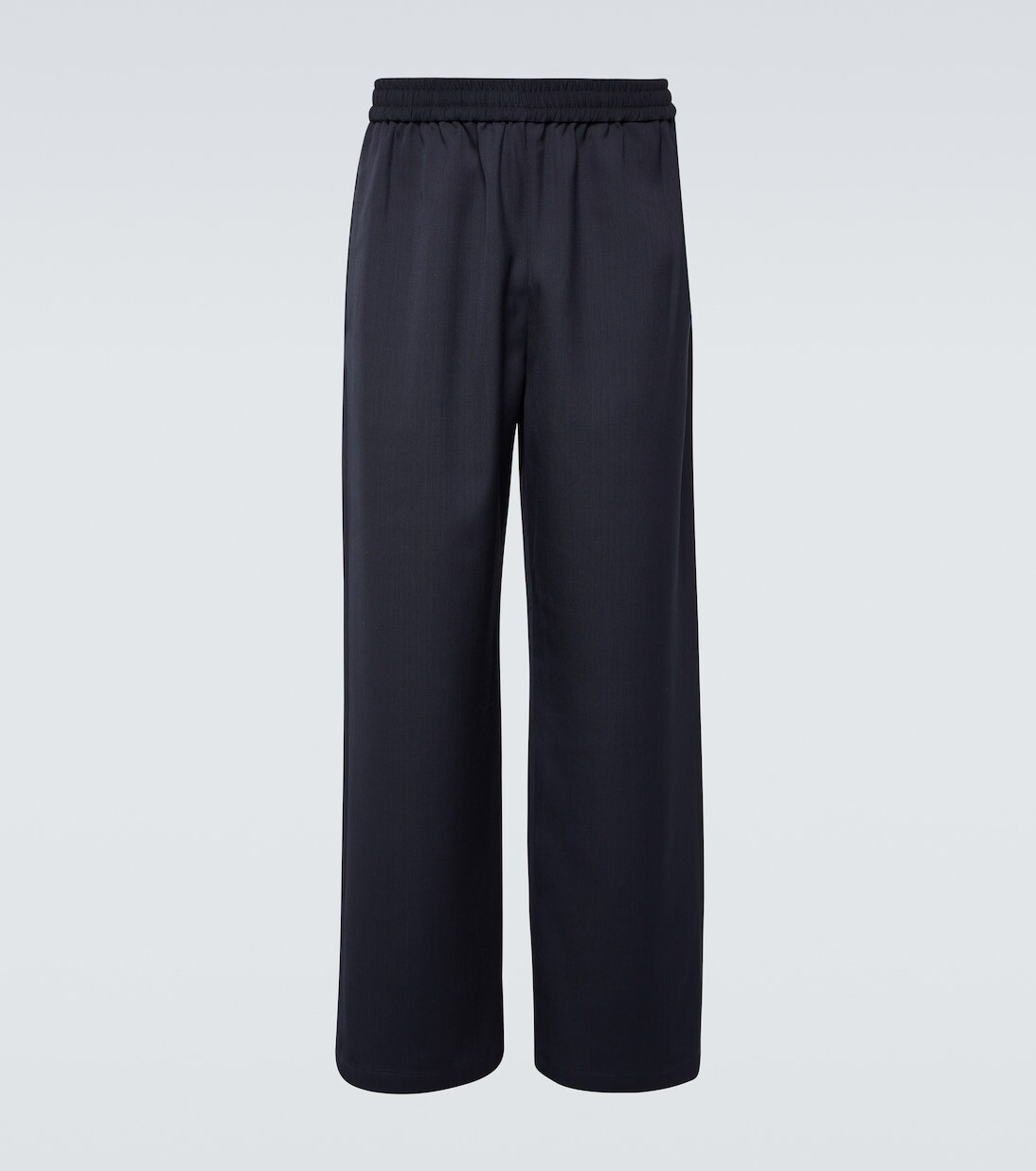 

Брюки из смесовой шерсти Acne Studios, синий