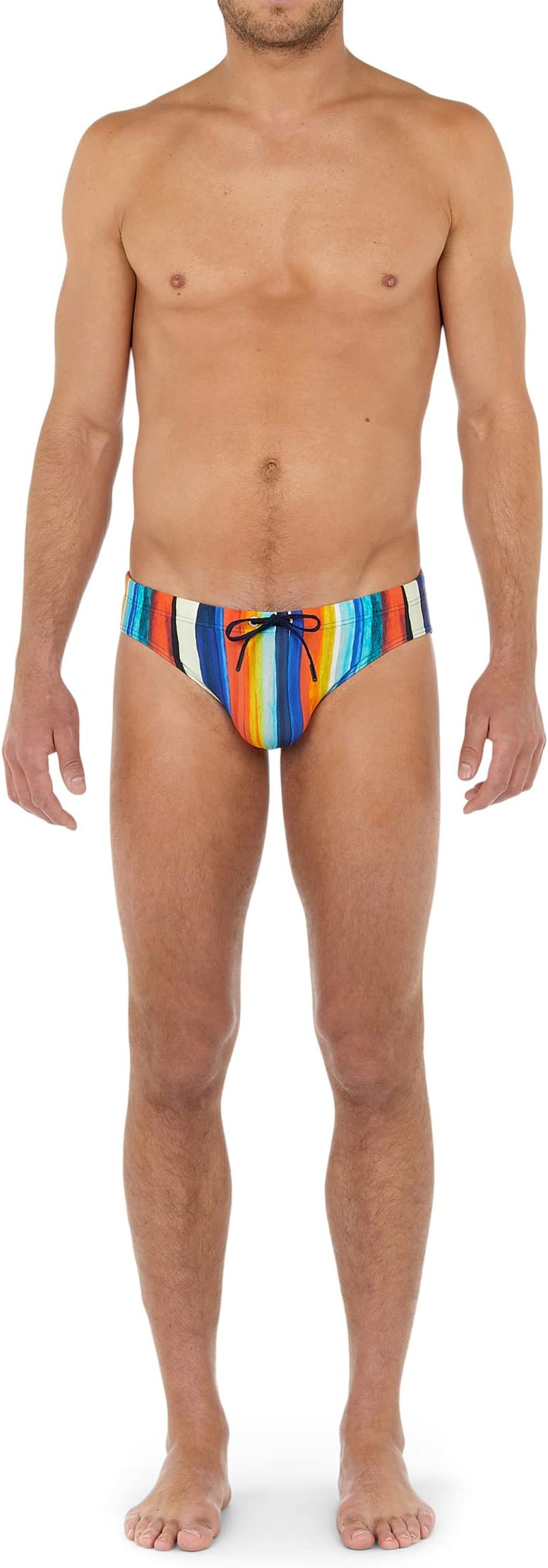 

Мини-трусики для плавания из бамбука HOM, цвет Multicolor Stripes