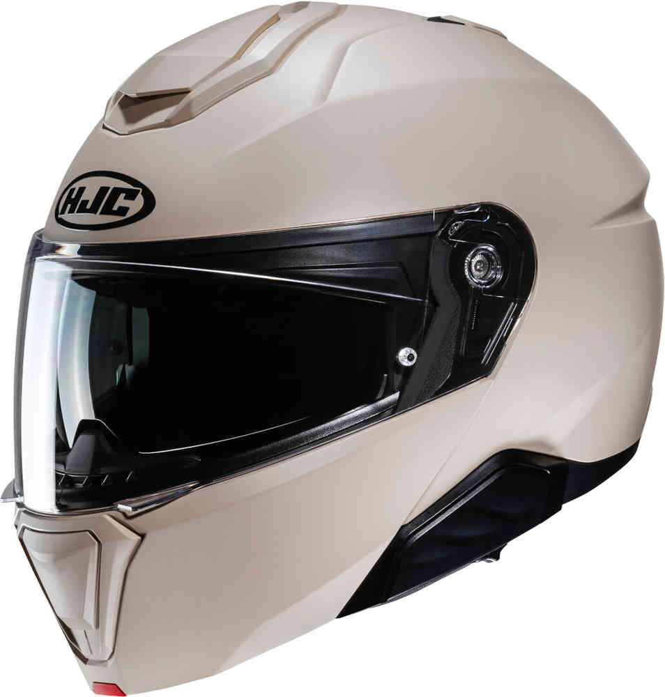 i91 Твердый шлем HJC, бежевый матовый/черный шлем hjc v60 solid белый