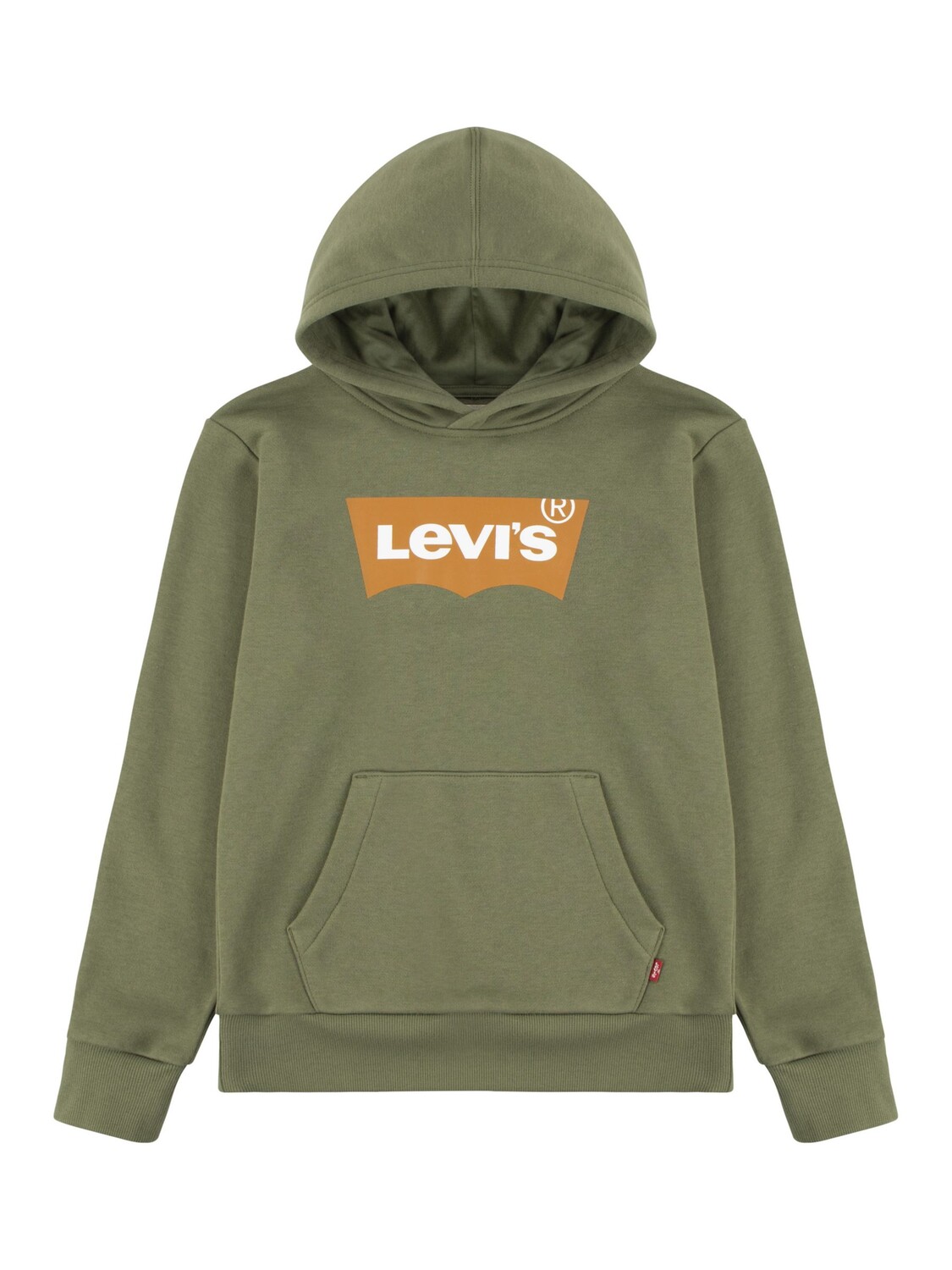 

Детская толстовка с логотипом летучая мышь Levi's, оливин