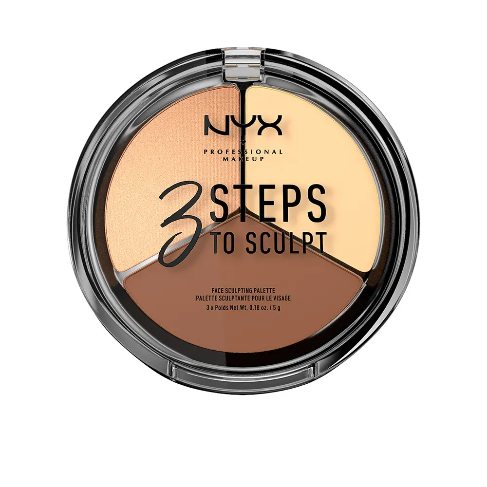 

Пудра 3 Steps To Sculpt Face Sculpting Palette Nyx Professional Make Up, 5 гр