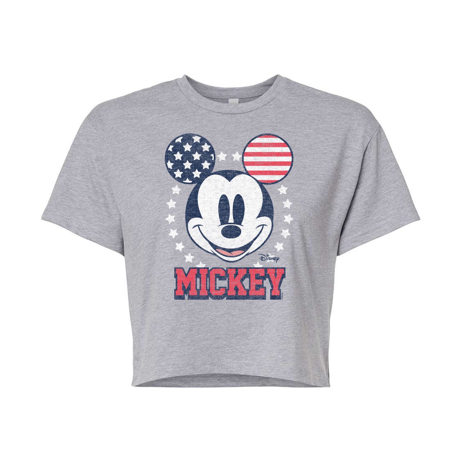 Укороченная футболка Disney's Mickey Mouse Juniors USA Ears Disney