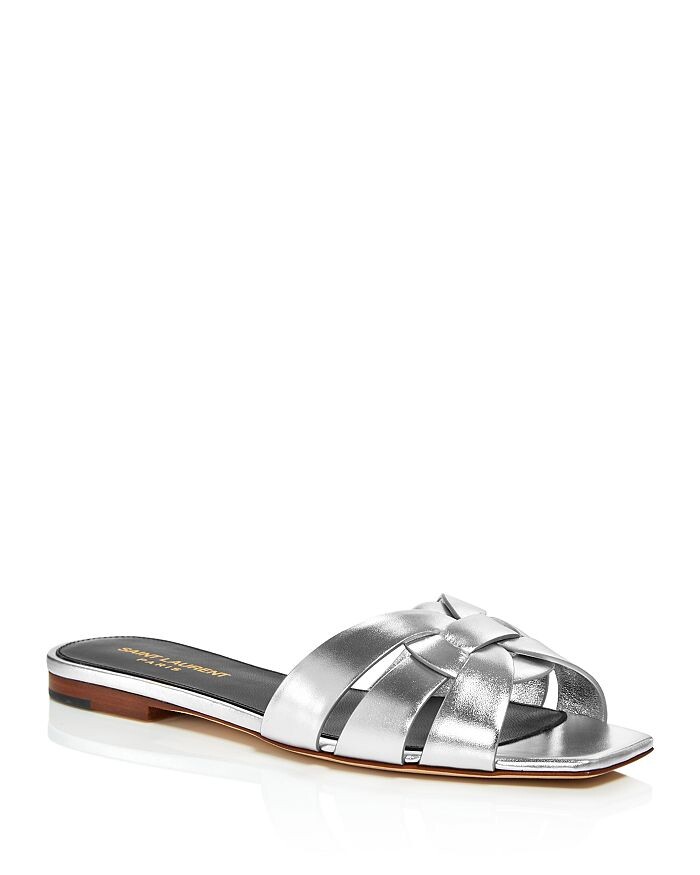

Женские кожаные сандалии Nu Pieds Saint Laurent