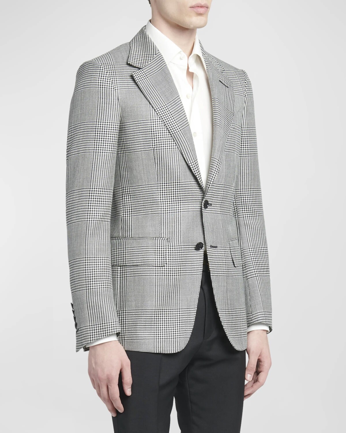 

Мужское спортивное пальто Grand Prince of Wales Shelton TOM FORD, цвет Black & White