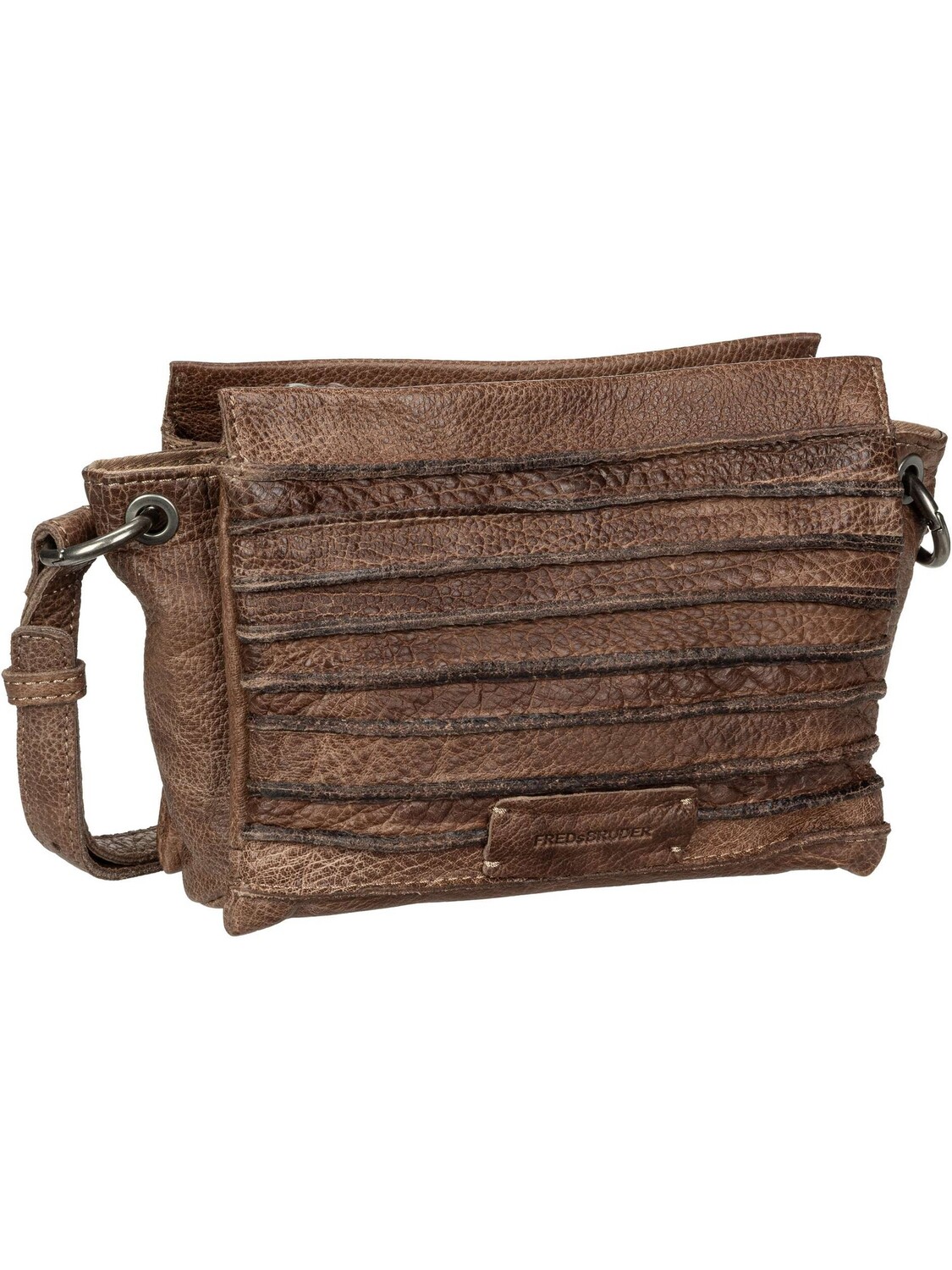 

Сумка через плечо FREDs BRUDER Umhängetasche Riffel Sky Crossbody, цвет Hazelnut