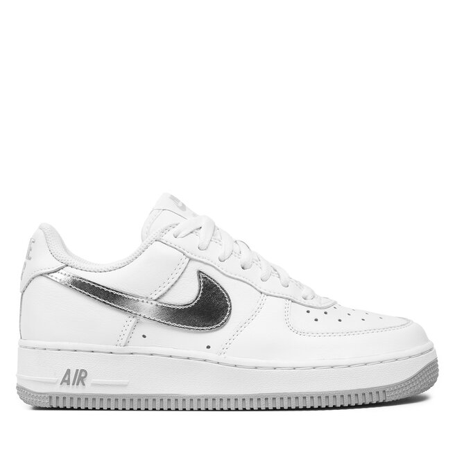 

Кроссовки Nike Air Force 1 Low Retro DZ6755 100 White/Mettalic Silver, белый