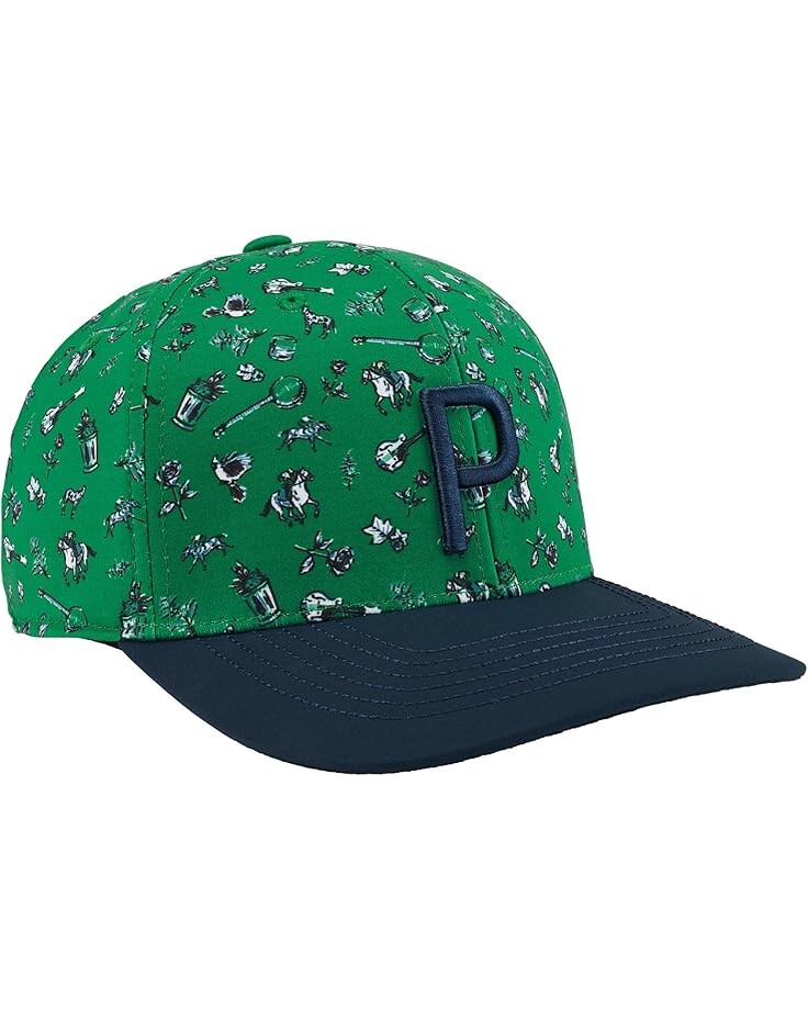 

Бейсболка PUMA Golf Superfecta P Tech Cap, цвет Vine/White Glow