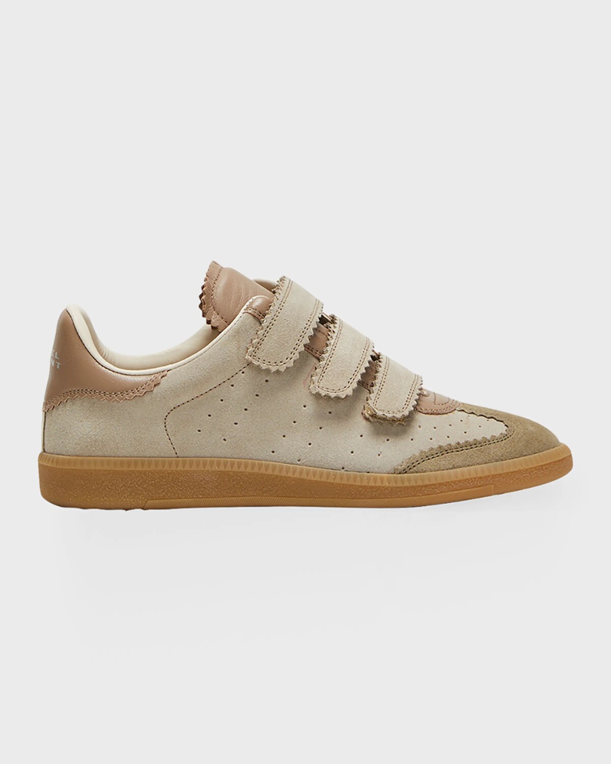 

Кроссовки Beth из смешанной кожи с тройной фиксацией Isabel Marant, цвет Taupe