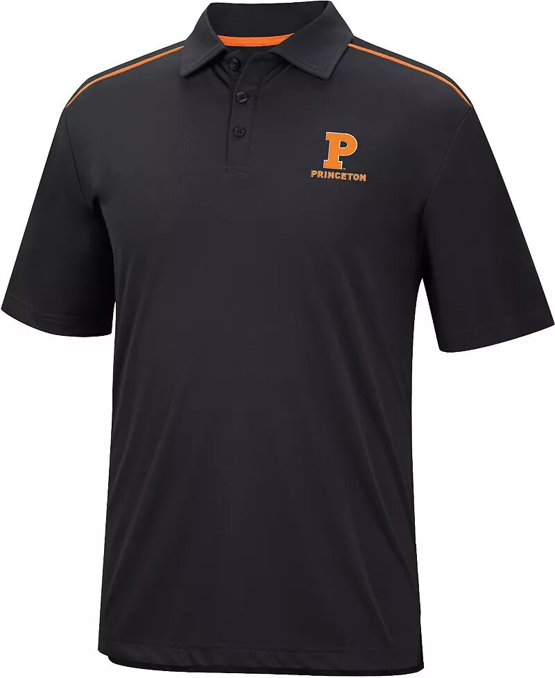 Colosseum Мужская черная футболка-поло Princeton Tigers
