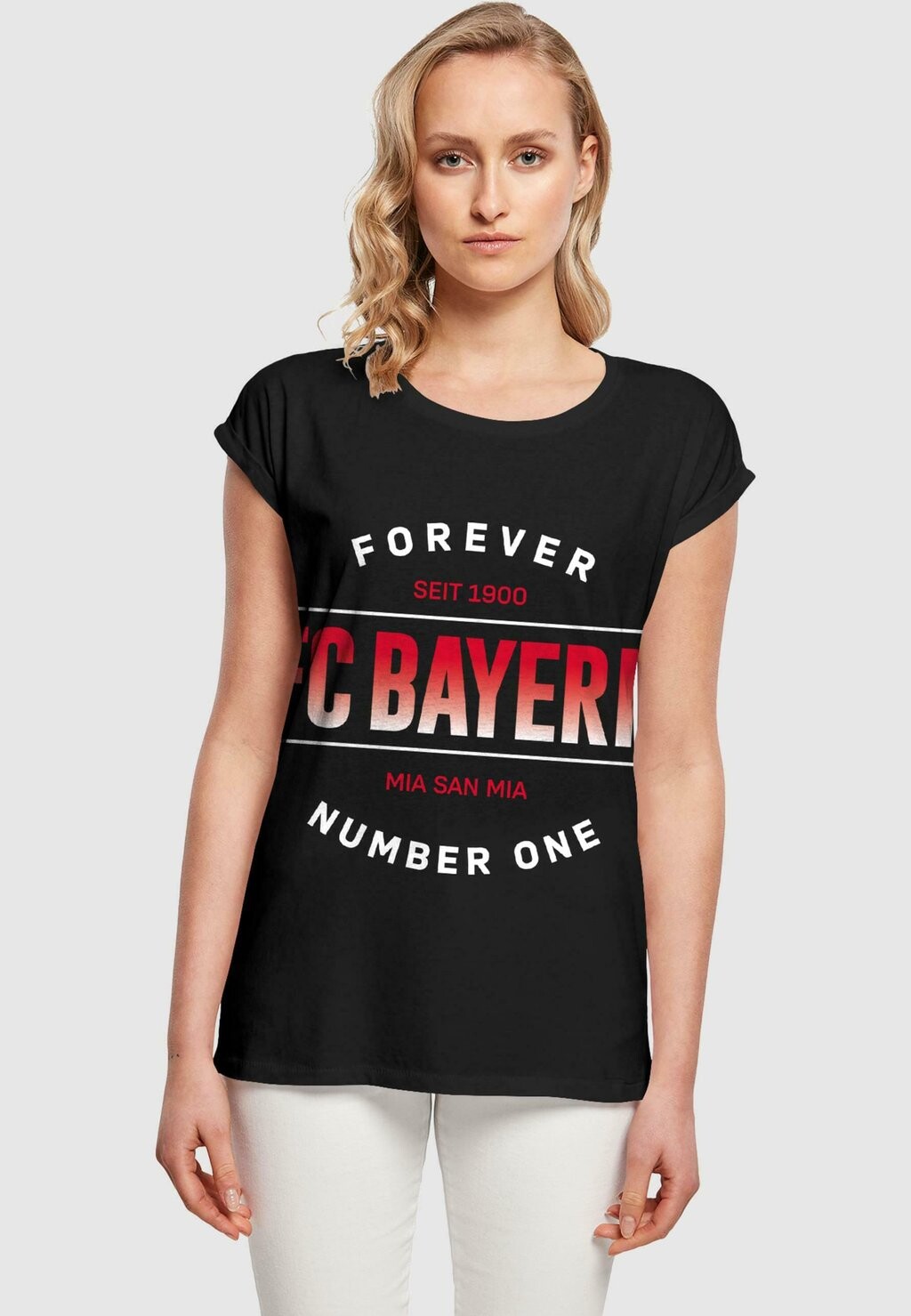 

Футболка с символикой FOREVER NUMBER ONE EXTENDED FC Bayern München, цвет black