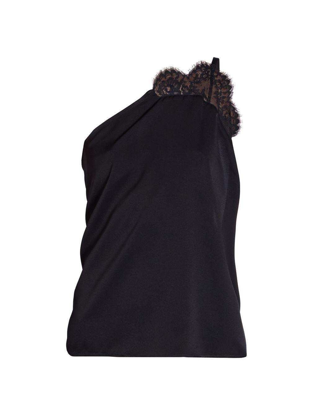 

Кружевной топ на одно плечо JW Anderson, черный