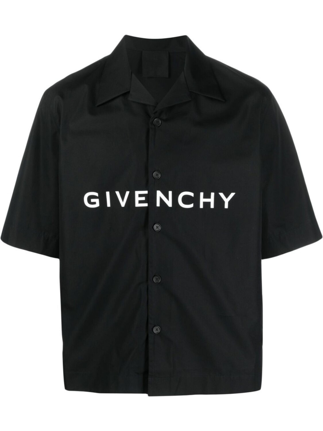 

Givenchy рубашка с короткими рукавами и логотипом, черный