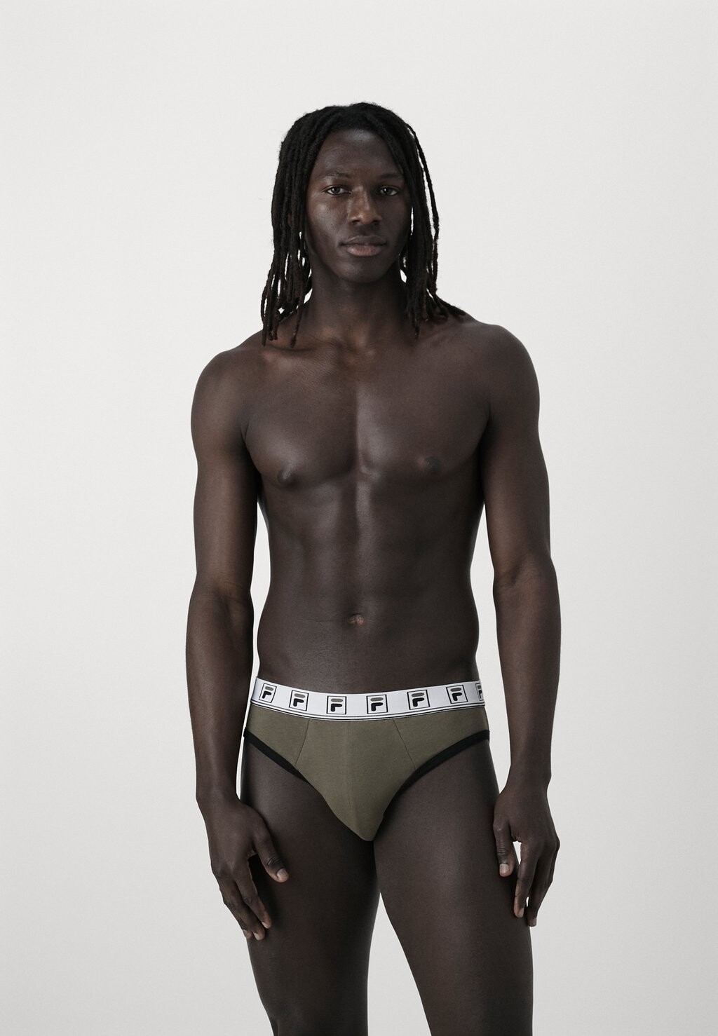 

Трусы MAN BRIEF 2 PACK Fila, цвет military/black