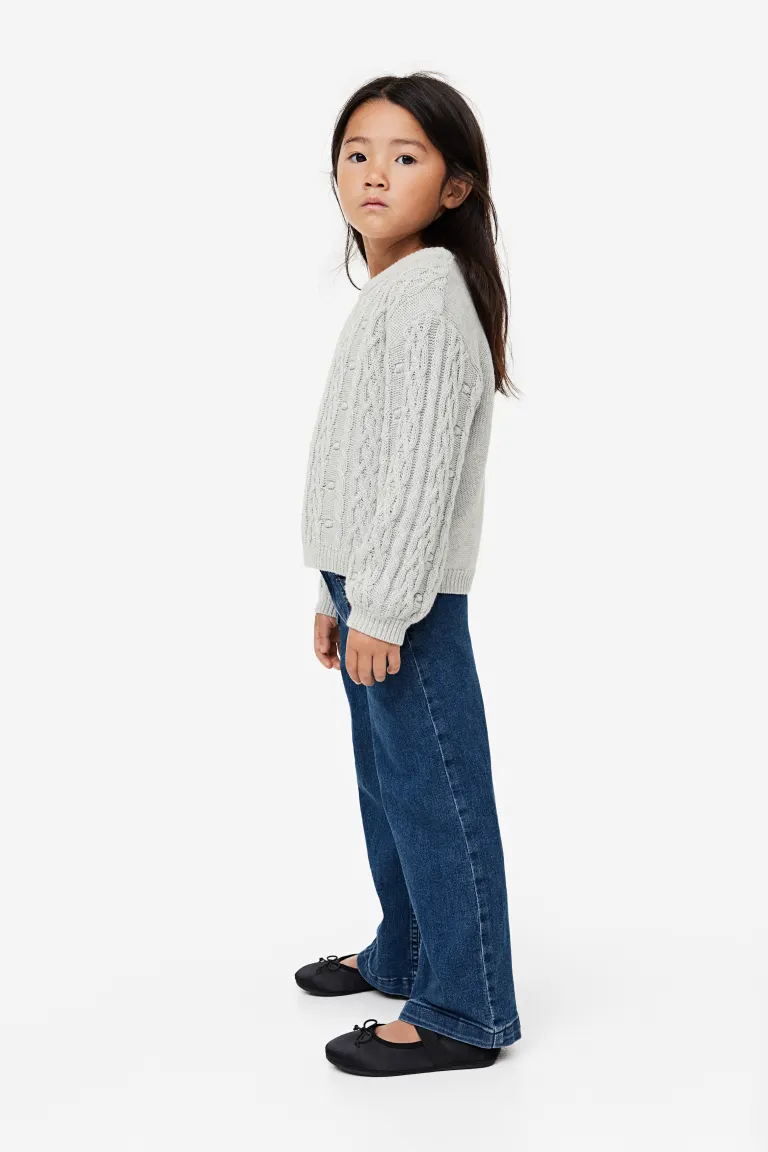 

Свитер крупной вязки H&M, серый