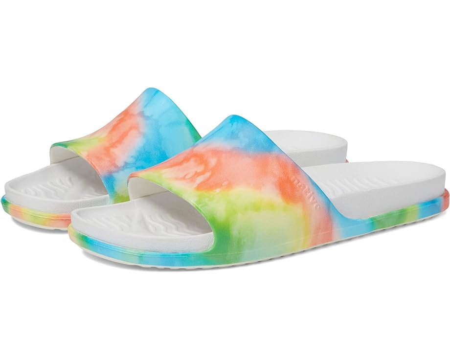 цена Сандалии Native Shoes Spencer LX Print, цвет Shell White/Shell White/Rainbow Tie-Dye