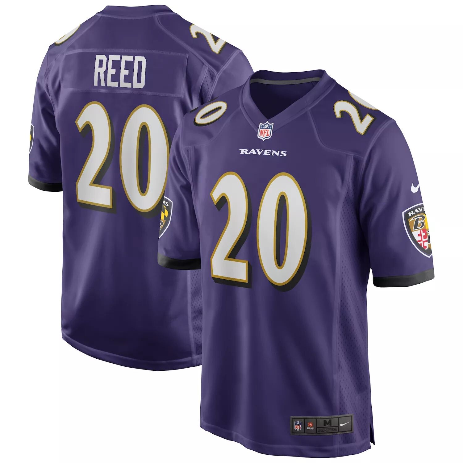 

Мужская фиолетовая майка для пенсионеров Ed Reed Baltimore Ravens Game Nike, Фиолетовый
