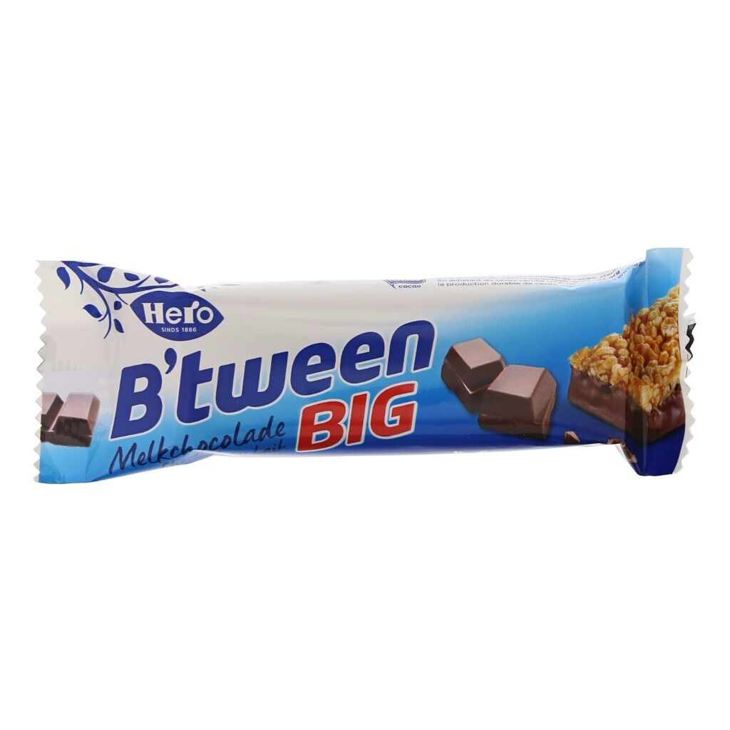 

Молочный шоколад Hero Inbetween большой, 24 упаковки по 50 грамм