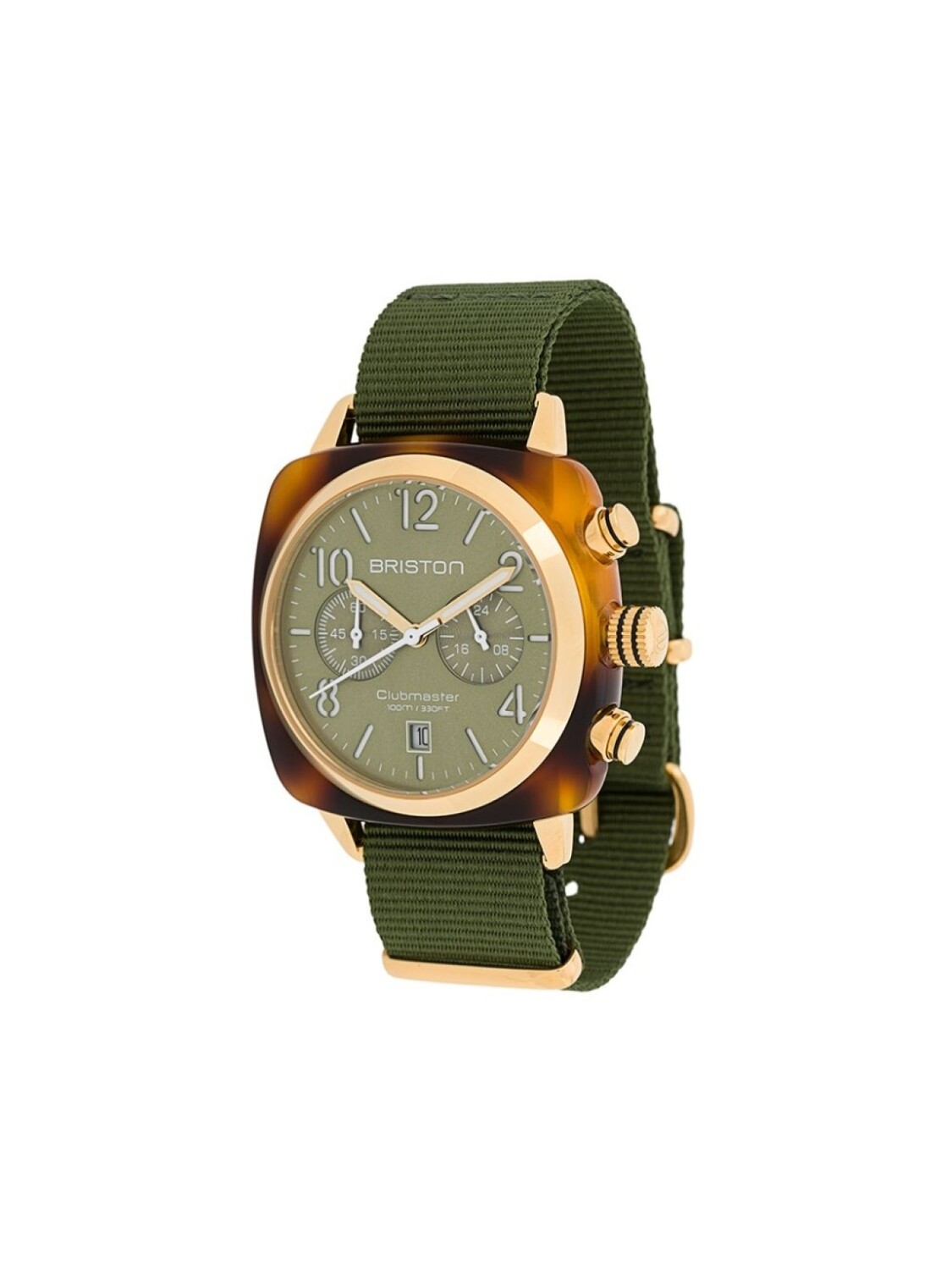 

Наручные часы Clubmaster Classic 40 мм Briston Watches, зеленый