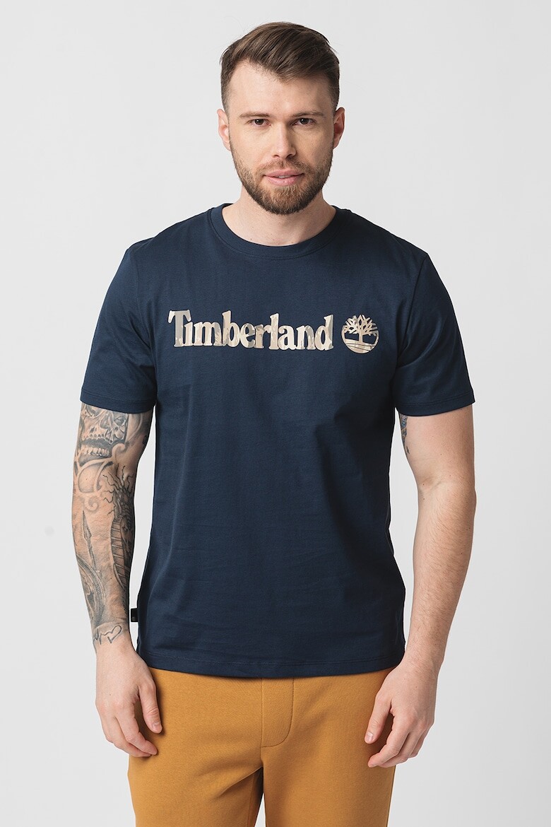 

Футболка Camo Linear с овальным вырезом и логотипом Timberland, зеленый