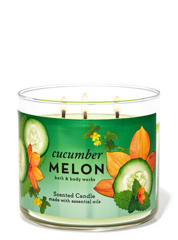 

Свеча с 3 фитилями Cucumber Melon, 14.5 oz / 411 g, Bath and Body Works