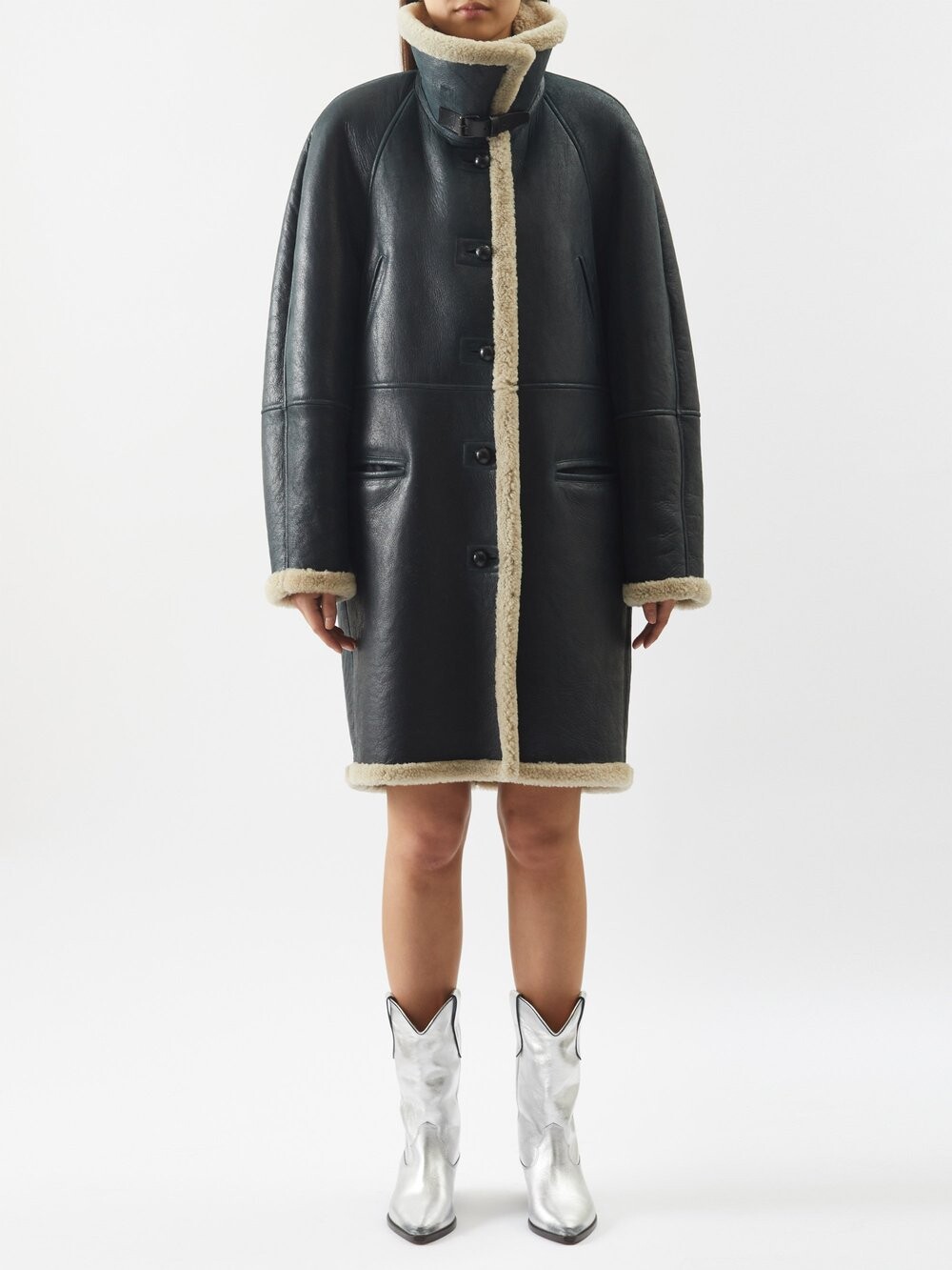 

Дубленка астана Isabel Marant, черный
