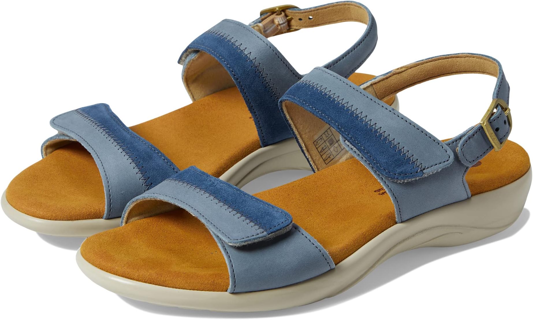 Сандалии на плоской подошве Nudu Strap Sandals SAS, цвет Oceania