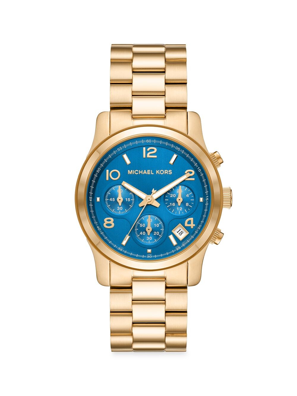 

Часы-хронограф Runway Goldtone с браслетом Michael Kors, желтый