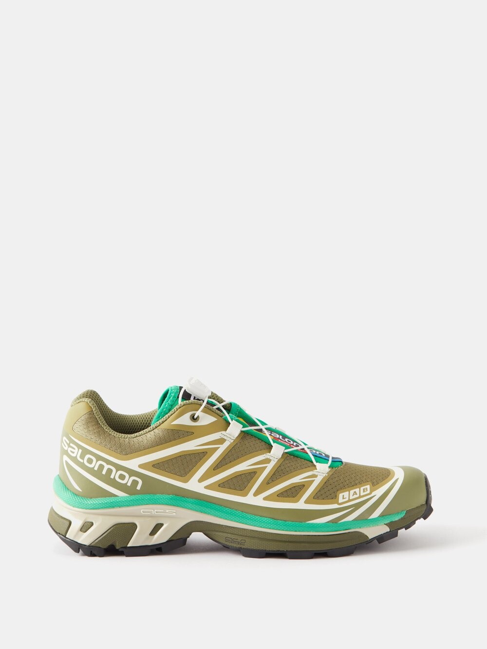 

Кроссовки xt-6 с сеткой Salomon, зеленый