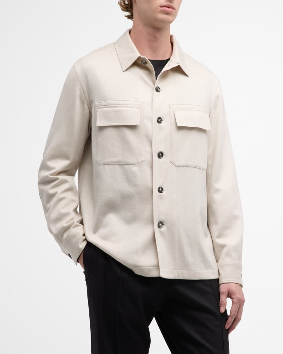 

Мужская верхняя рубашка Oasi из кашемира ZEGNA