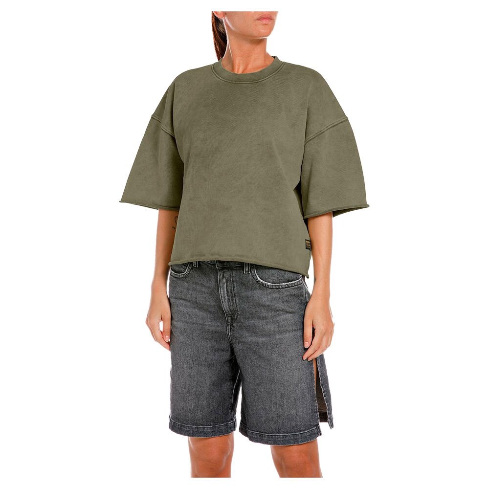 

Толстовка Replay W3050.000.22890M Short Sleeve, зеленый