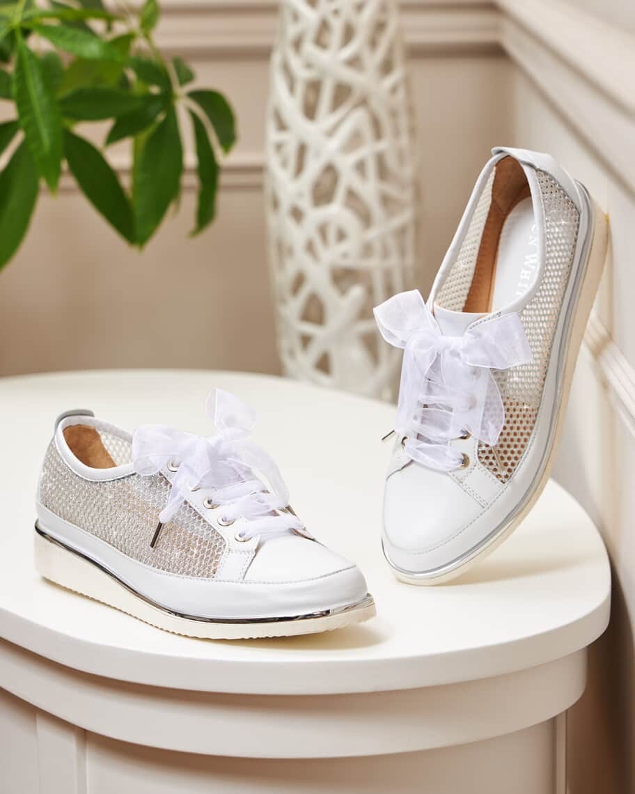 

Кроссовки Novalee Glitter Mesh на платформе Ron White