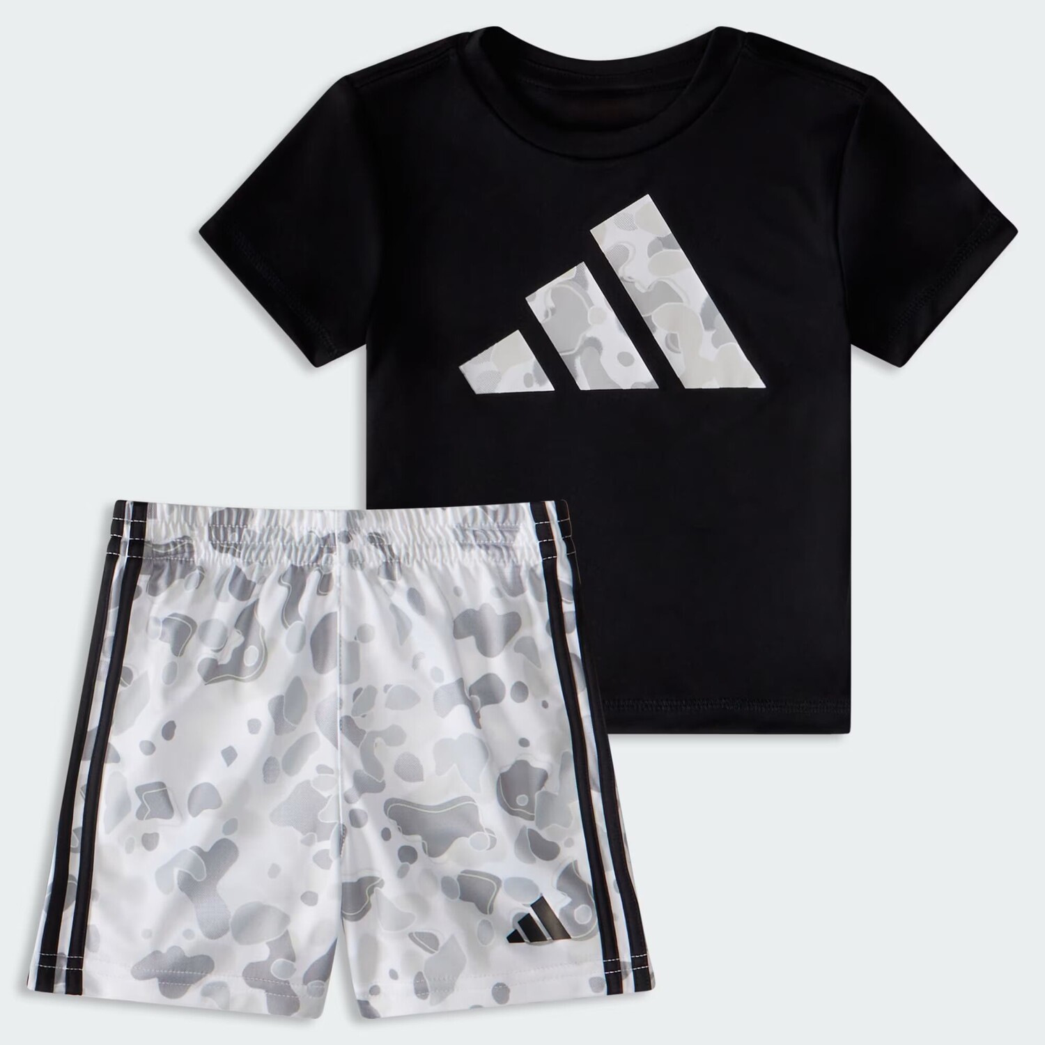 

Набор поли aop 3s короткий комплект Adidas, цвет Black