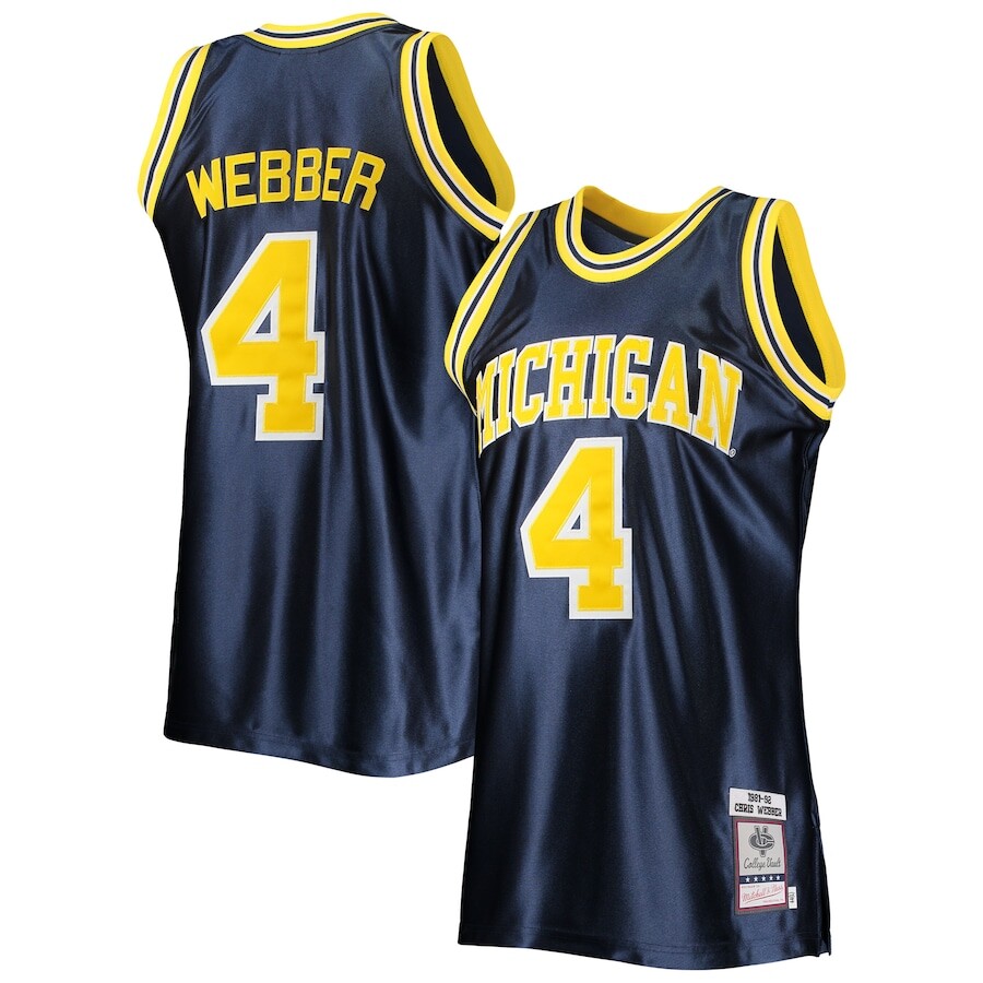 

Джерси Mitchell & Ness Michigan Wolverines, нави