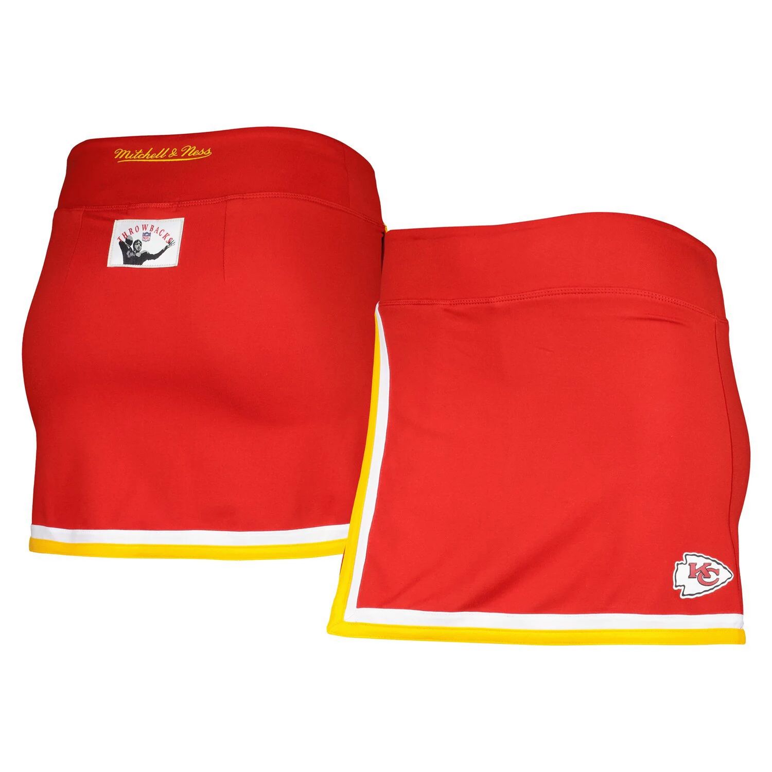 Женская юбка-шорта Mitchell & Ness Red Kansas City Chiefs