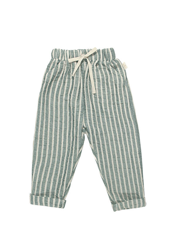 

Муслиновые брюки Miela Kids, зеленый