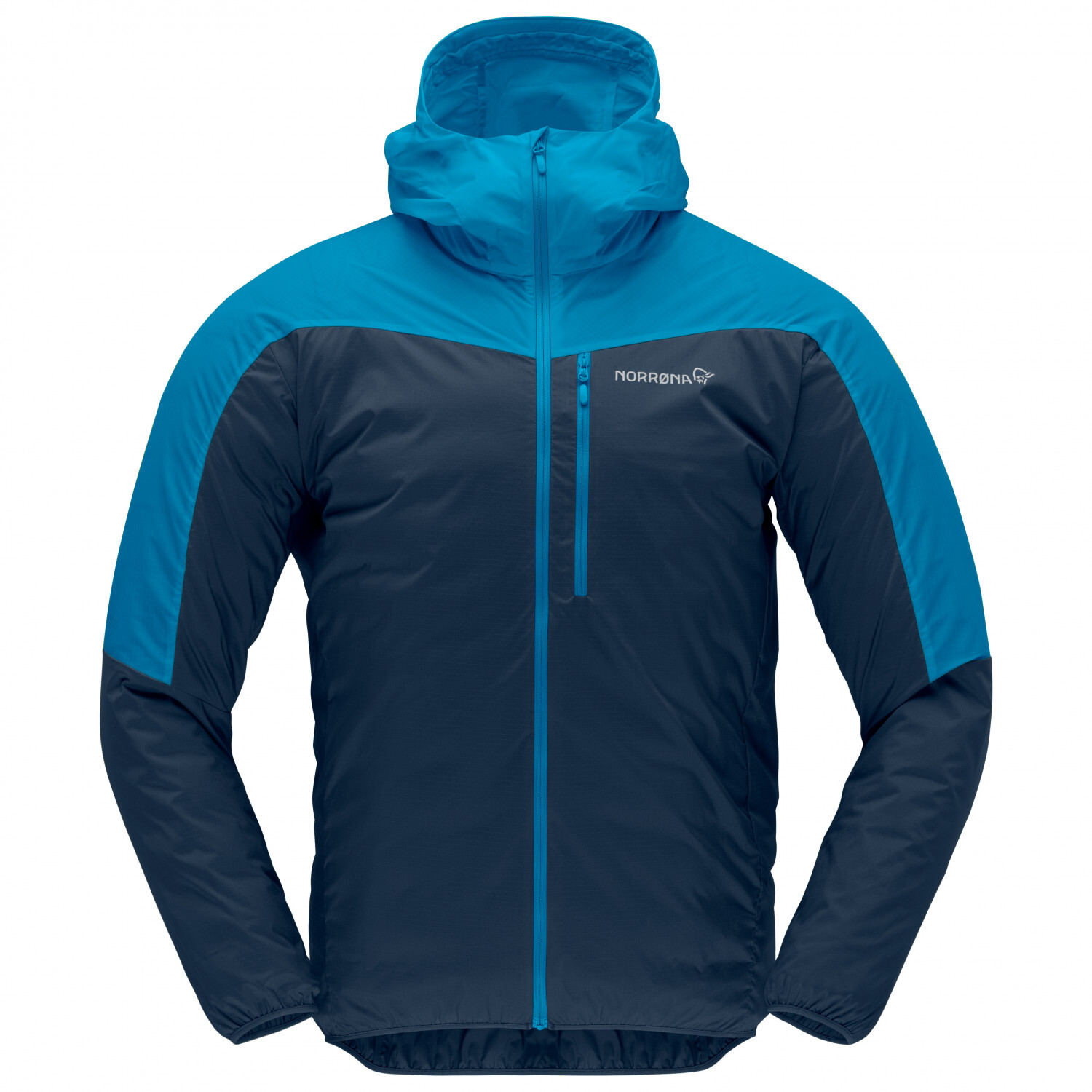 

Ветровка Norrøna Falketind Aero60 Hood, цвет Hawaiian Surf/Indigo Night