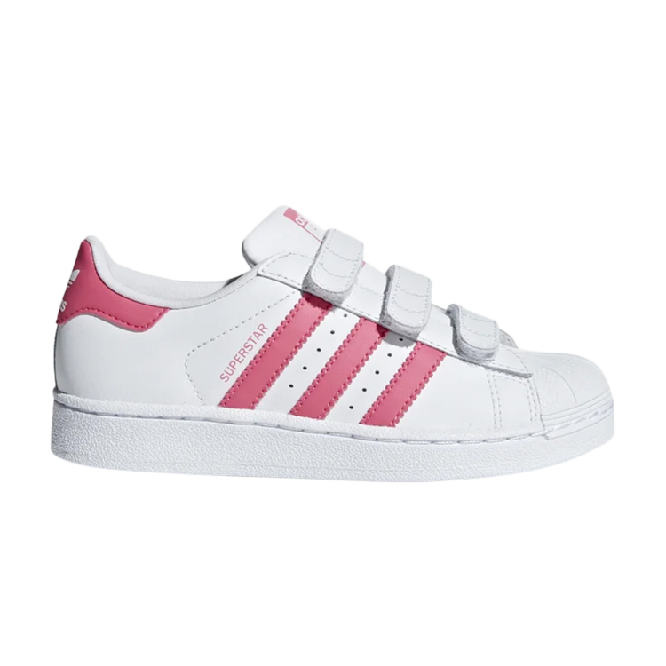 Кроссовки Adidas Superstar CF C 'White Pink', белый