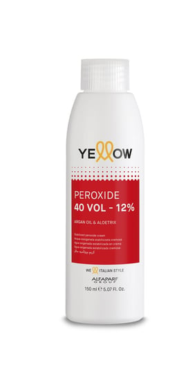 Желтый, Пероксид 12% 40 об., Перекись окислителя краски, 150мл, Alfaparf
