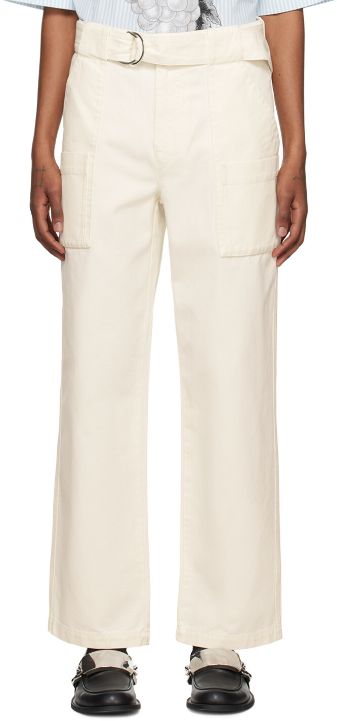 

Прямые джинсовые брюки-карго Off-White Jw Anderson