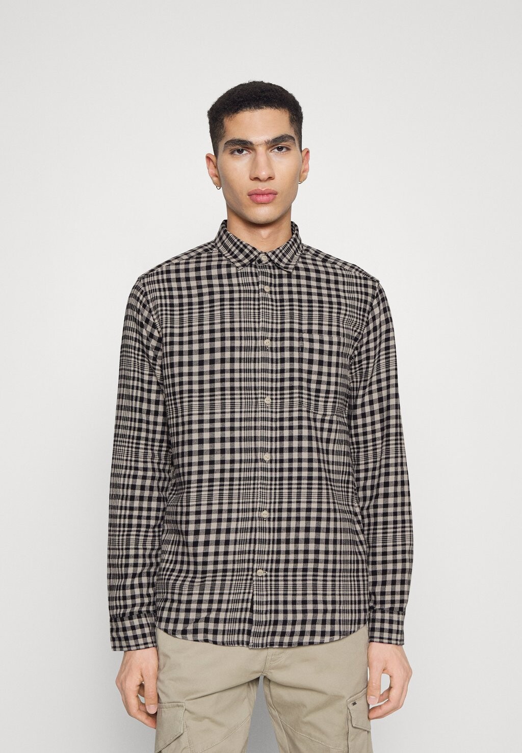 

Рубашка Onstash Check Only & Sons, цвет silver lining