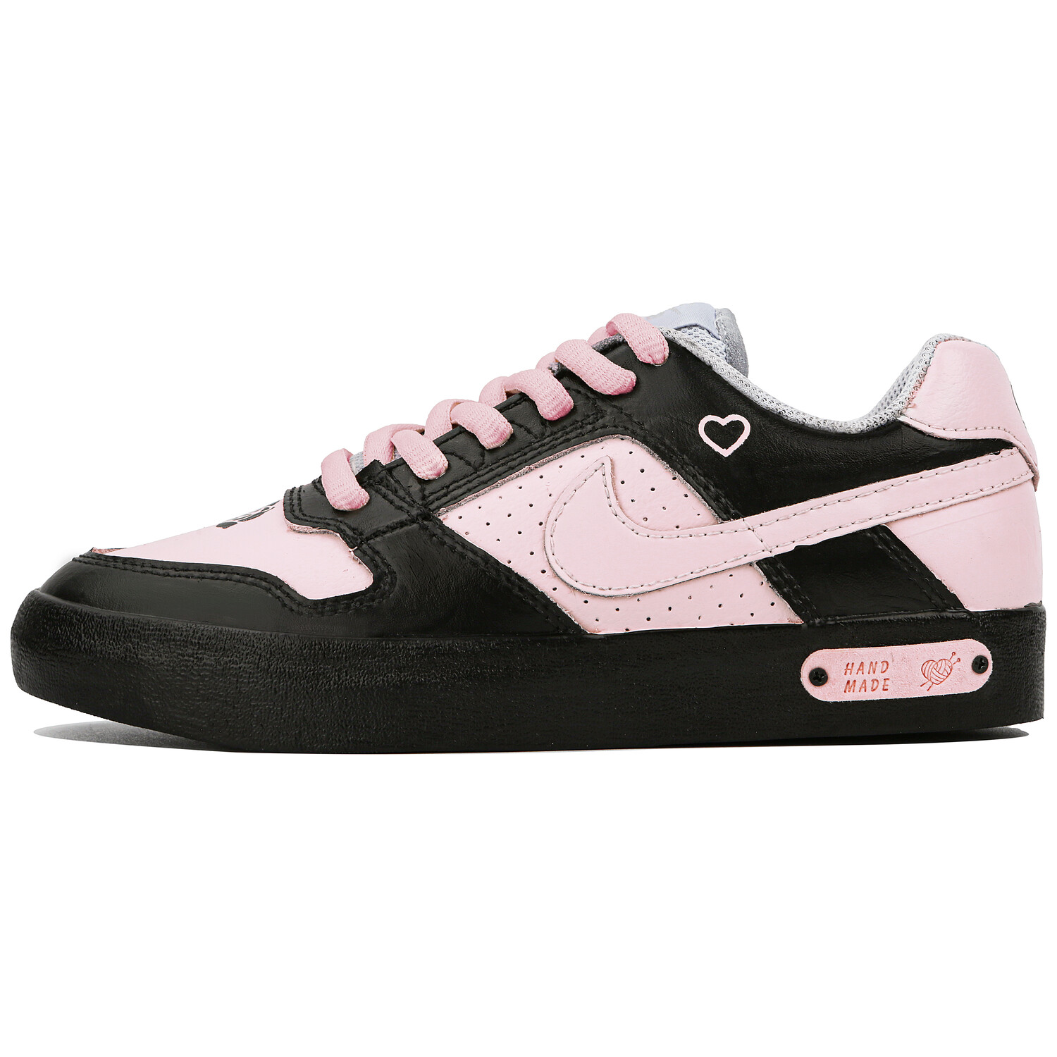 

Кроссовки Nike Dunk Skateboarding Shoes Unisex Low-top Black/pink, черный