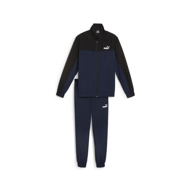 цена Тканый спортивный костюм мужской PUMA Club Navy Blue
