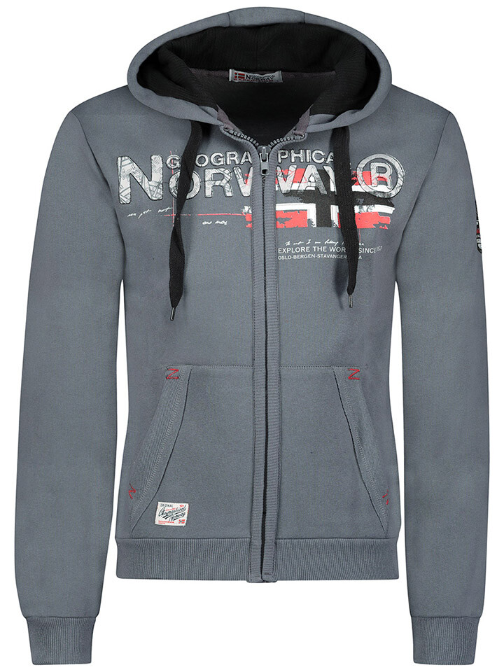 

Толстовка Geographical Norway Gisland, серый