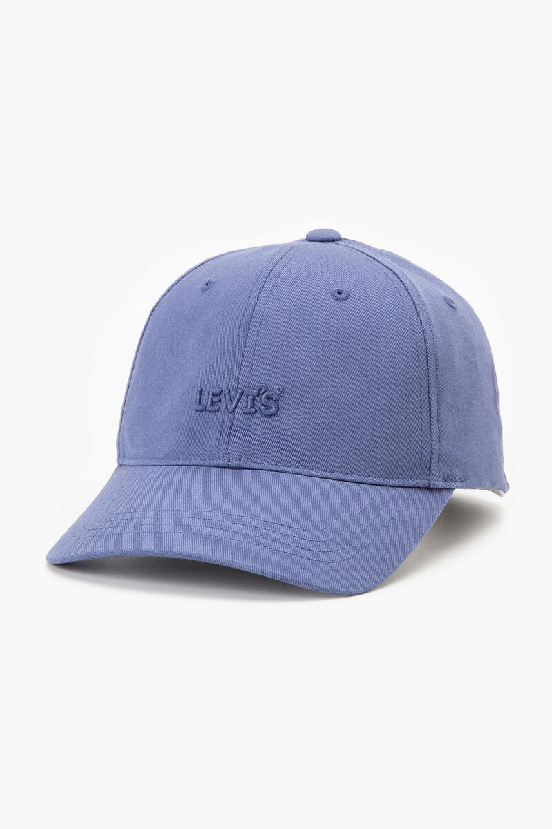 Бейсболка Levi's, синий бейсболка flexfit