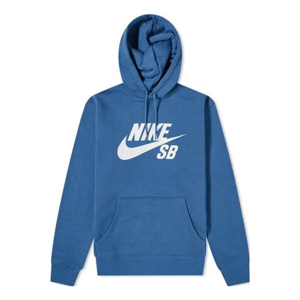 цена Толстовка Nike SB Icon Hoodie 'Mystic Navy Vast Grey', цвет mystic navy/vast grey