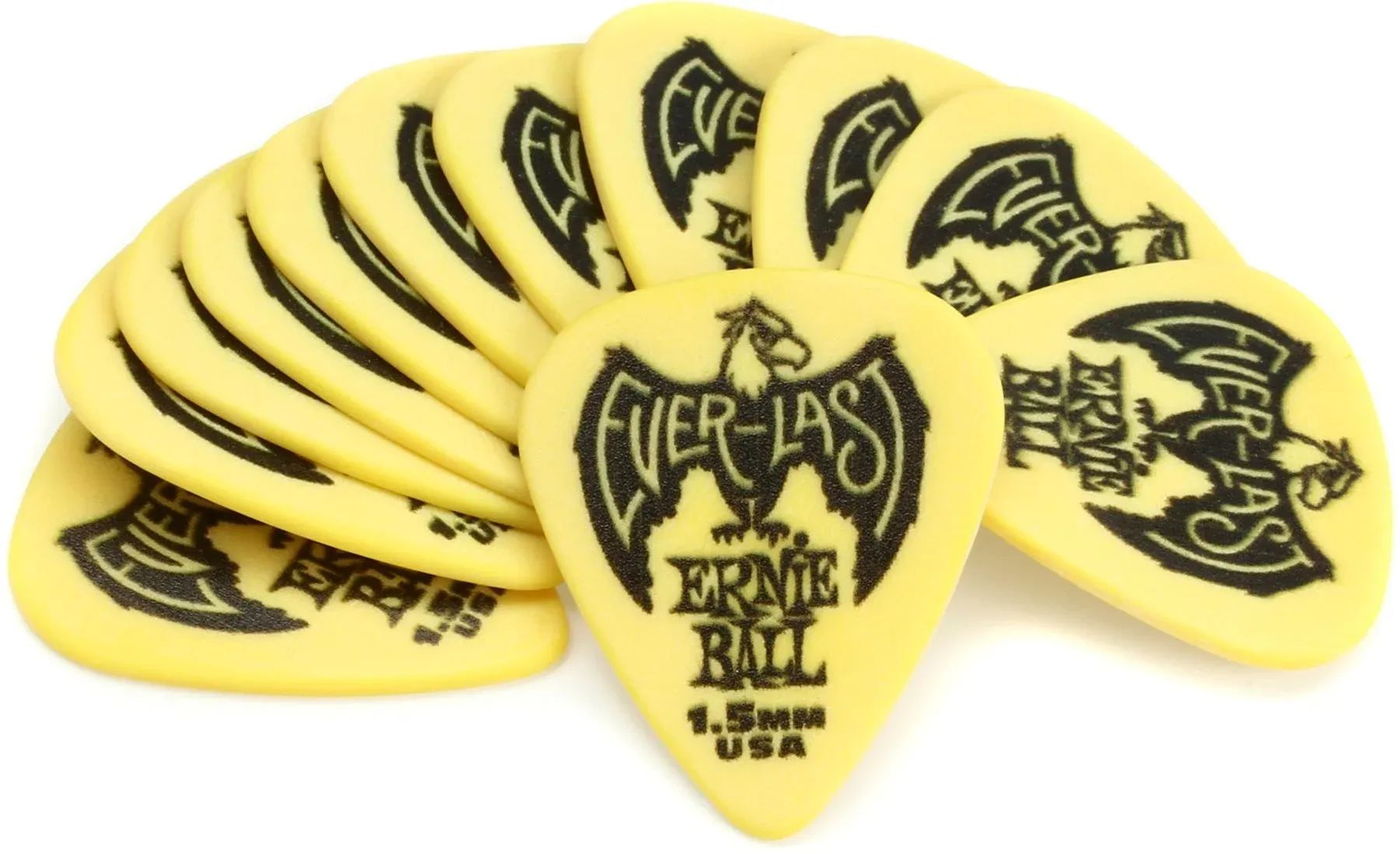 

Медиаторы Ernie Ball Everlast, 1,50 мм, желтые, 12 шт. в упаковке