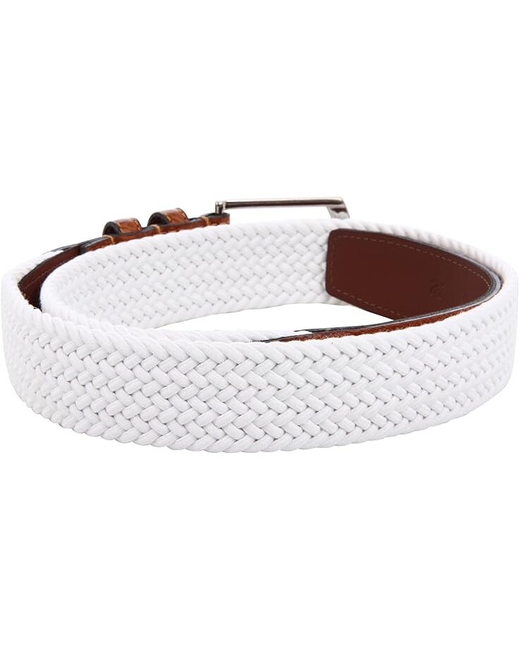 

Ремень Torino Leather Co. 32MM Italian Woven Multi Cotton Elastic, белый